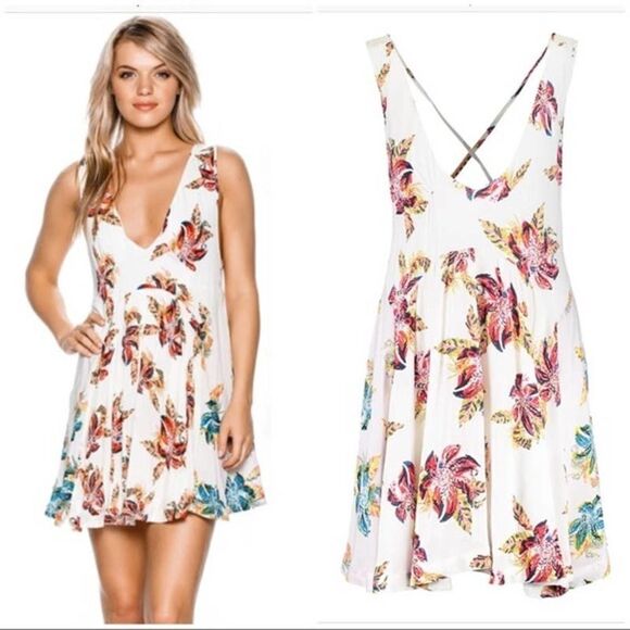 Free People Floral Dress Thought I Was Dreaming - Picture 1 of 13